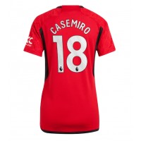 Camisa de time de futebol Manchester United Casemiro #18 Replicas 1º Equipamento Feminina 2023-24 Manga Curta